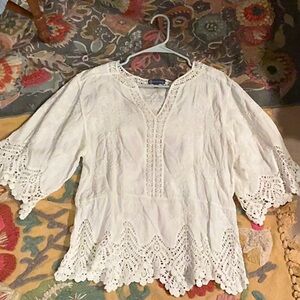 Women’s Boho Embroidered Top